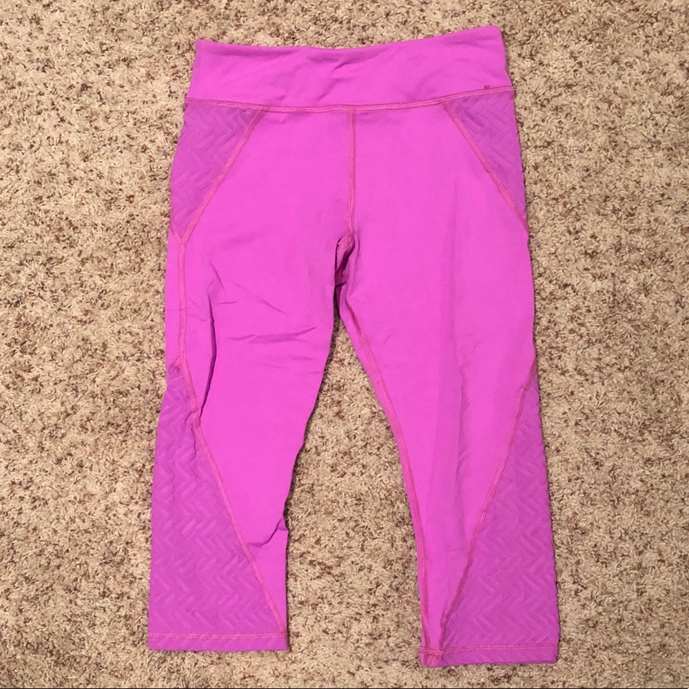 Gianni Bini Crop Legging Neon Pink- Small